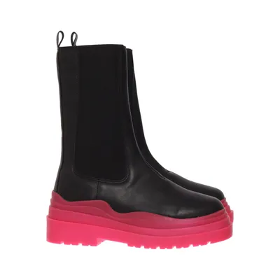 Chelsea boots (Zwart, Roze) van NLY Shoes
