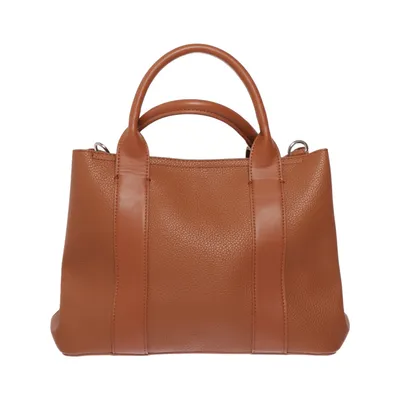 Handbag (Brown) from Carpisa Polyurethane