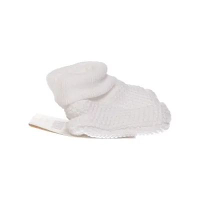 Baby booties (White) from Rikiki Cotton