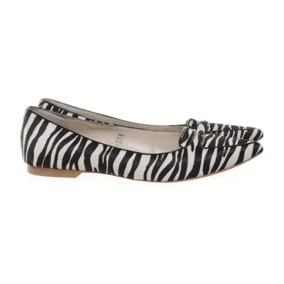 Ballet flats (Black, White) from Boden Leather