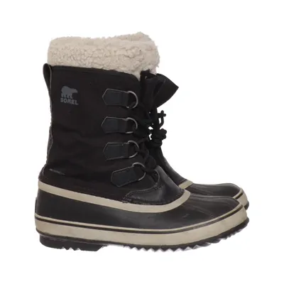 Bottes à lacets (NL3483) de Sorel Fausse fourrure, Cuir