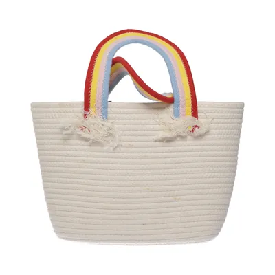 Beach bag (White, Multicolored)