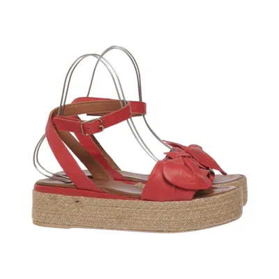 Chaussure compensées (Rouge) de Inuovo Cuir