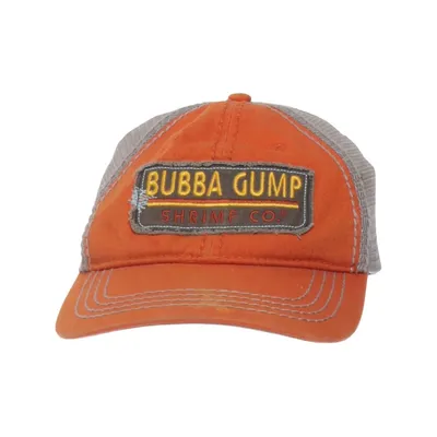 Truckerkeps (Orange, Grå) från Bubba Gump Bomull, Polyester