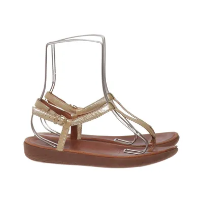 Sandales (Or, Marron) de Fitflop Cuir