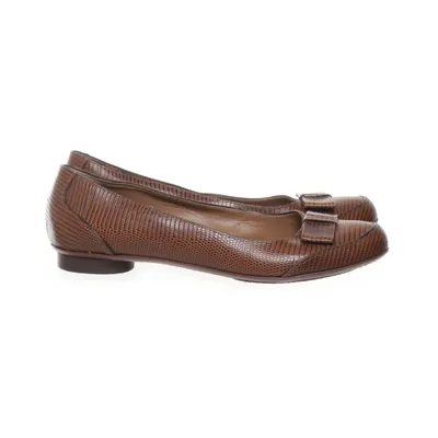 Ballerina's (Bruin) van Boss Hugo Boss Leer