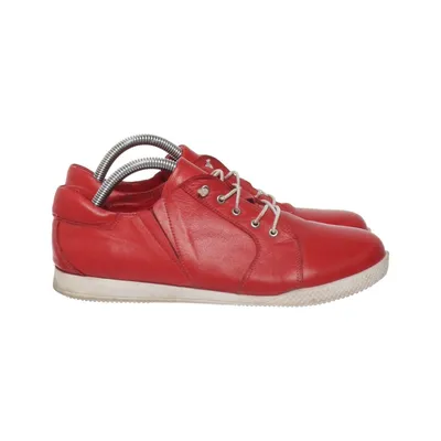 Sneakers (Red) from Charlotte of Sweden Leather