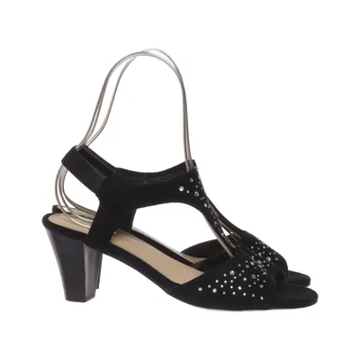 High heel sandals (Black) from Gyllene Gripen