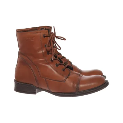 Laced boots (Brown) from Ten Points