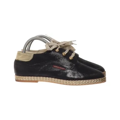 Espadrilles (Noir, Or) de Charles Jourdan
