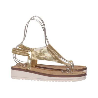Sandales (Or, Marron)