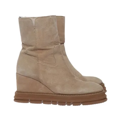 Bottes à talons (Beige) de Alpe