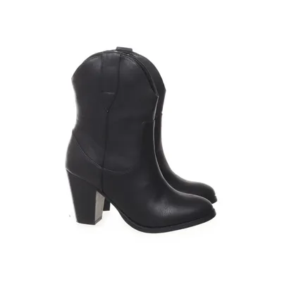 Heeled boots (Black) from Current Mood