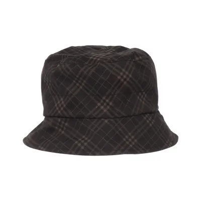 Bucket hat (Zwart, Beige) van Raintex Katoen, Elastaan