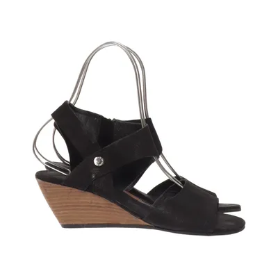 Wedges (Black) from D for Dasia Leather