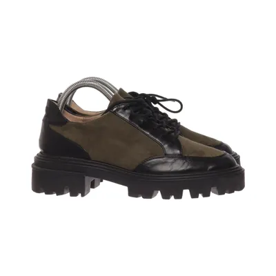 Derby shoes (Green, Black) from Vanessa Wu Leather