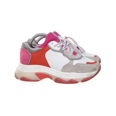 Sneakers (Beige, Hvid, Rød, Flerfarvet) fra Bronx Ruskind, Læder