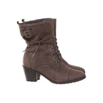 Laced boots (Brown) from Jana Suede