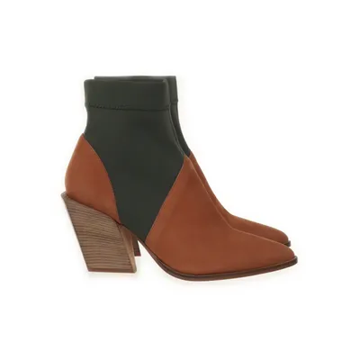 Heeled boots (Brown, Green) from Rodebjer Leather