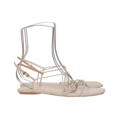 Sandalen (Beige) van & Other Stories Leer