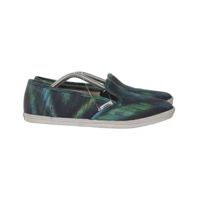 Slip-ons (Blue, Green, Black) from Vans