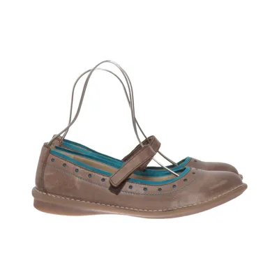 Ballet flats (Gray, Blue, Brown) from Gémo Leather