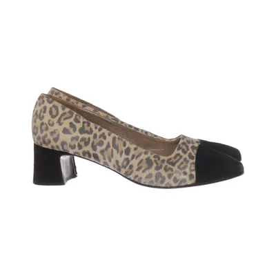 Pumps (Black, Beige, Multicolored) from Heyraud Leather