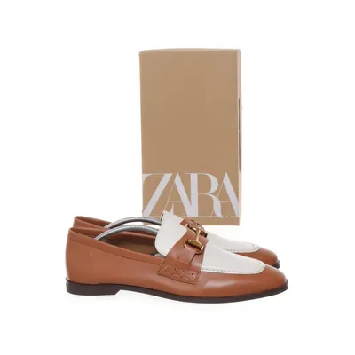 Loafers (Bruin, Meerkleurig) van Zara Leer