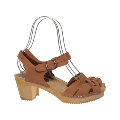 Clogs (Brown) from Moheda Leather