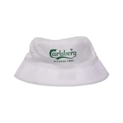 Buckethatt (Vit) från Carlsberg Polyester