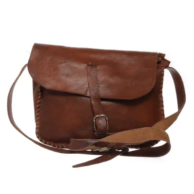 Axelremsväska (Brun) Skinn