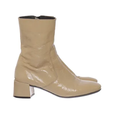 Laarzen met hak (Beige) van Kanna Leer