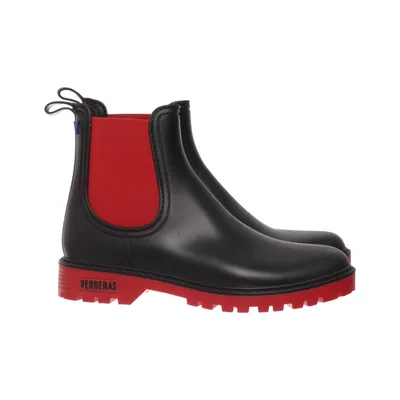 Chelsea boots (Sort, Rød) fra Verbenas