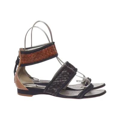 Sandales (Bleu, Marron, Argent) de Baldinini Cuir