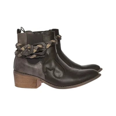 Ankle boots (Green) from Forever Folie