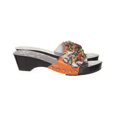 Clogs (Orange, Multicolored)