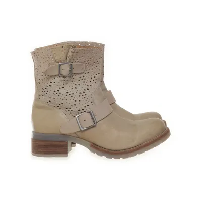 Heeled boots (Beige, Brown) from Brako Leather