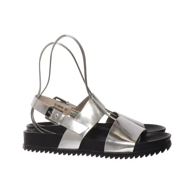Sandals (Silver, Black) from Miss Behave