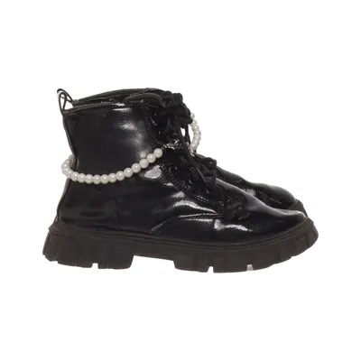 Bottes à lacets (Noir)