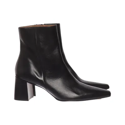 Heeled boots (Black) from Flattered Leather