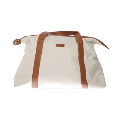 Weekend bag (White, Brown) from Cerruti
