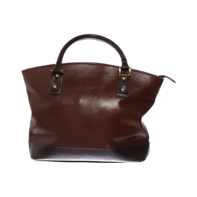 Handbag (Brown) from vera pelle Leather