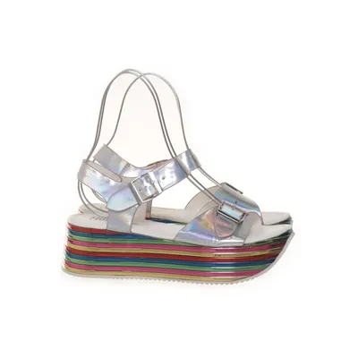 Sandals (Silver, Multicolored) from Ella Cruz