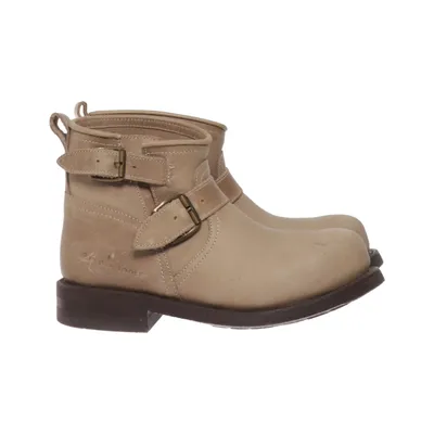 Ankelstøvler (Beige) fra Primeboots