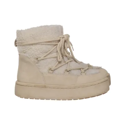 Bottes à lacets (Beige) de Vox
