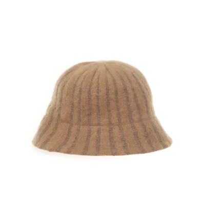 Bucket hat (Bruin) Angora, Polyamide, Wol