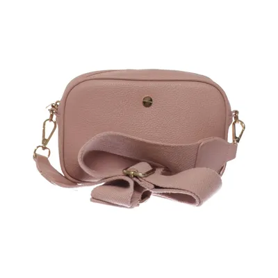 Shoulder-bag (Pink) from Glitter Polyester, Polyurethane
