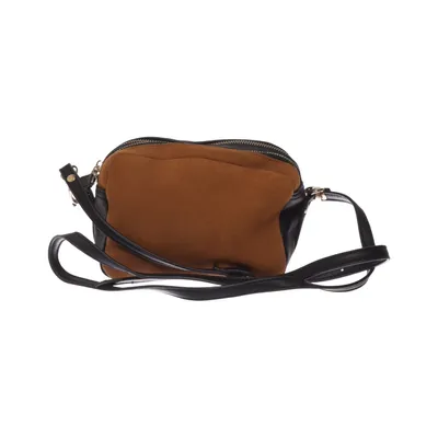 Shoulder-bag (Brown, Black) from Deena & Ozzy Polyurethane, Suede