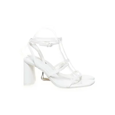 Sandaletter (Vit) från Bershka Skinn