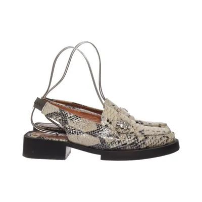 Loafers (Beige, Sort) fra Ganni